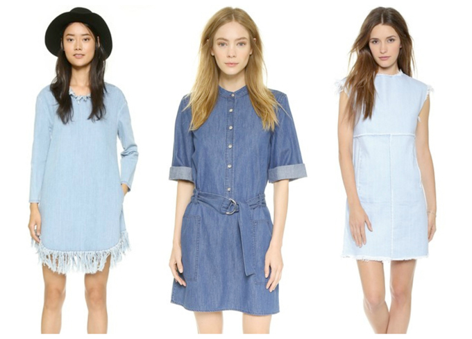 In Love with the denim dress