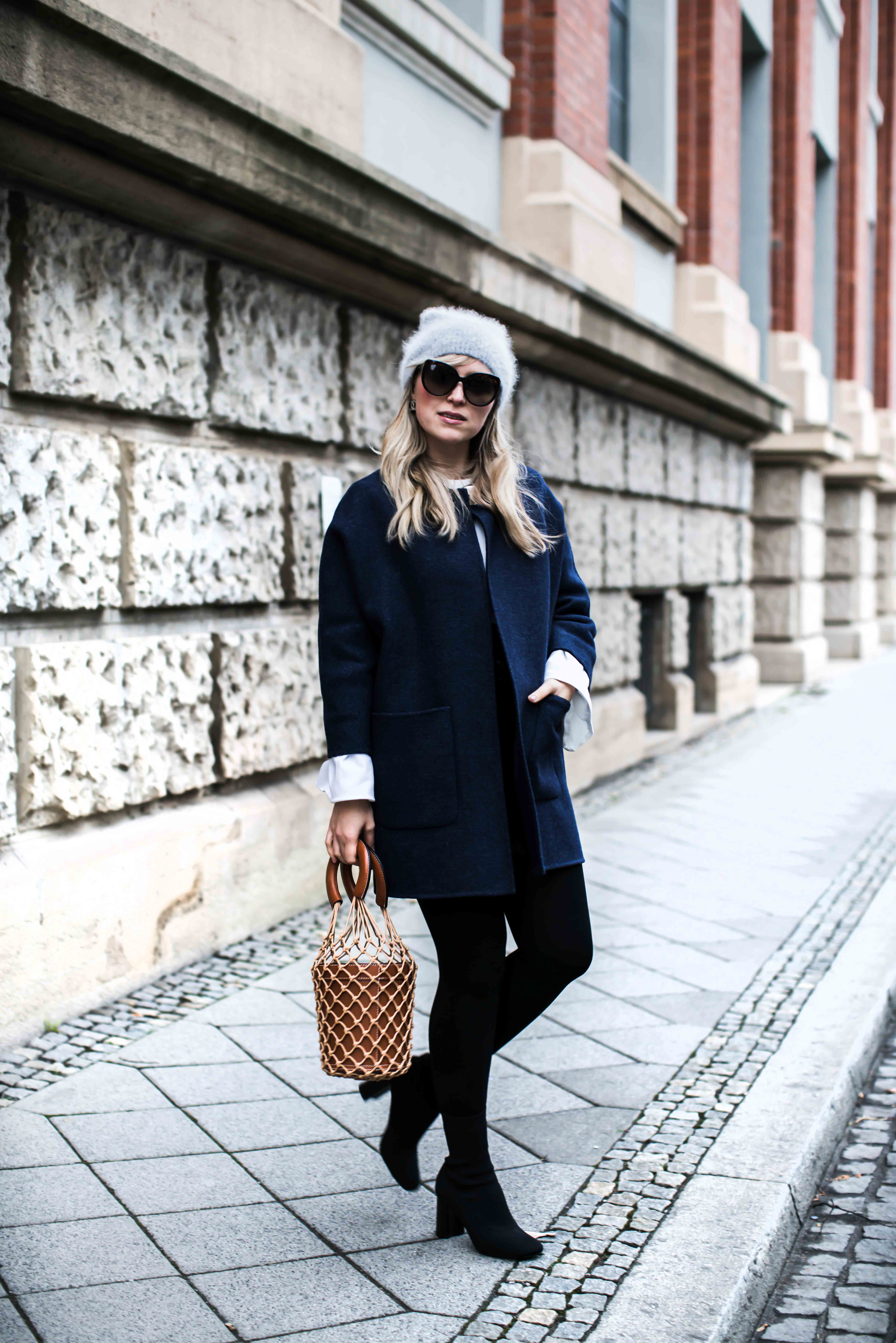 wearing my fave coat and staud bag- und finde dich bitte selbst