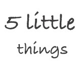 5 little things #5 